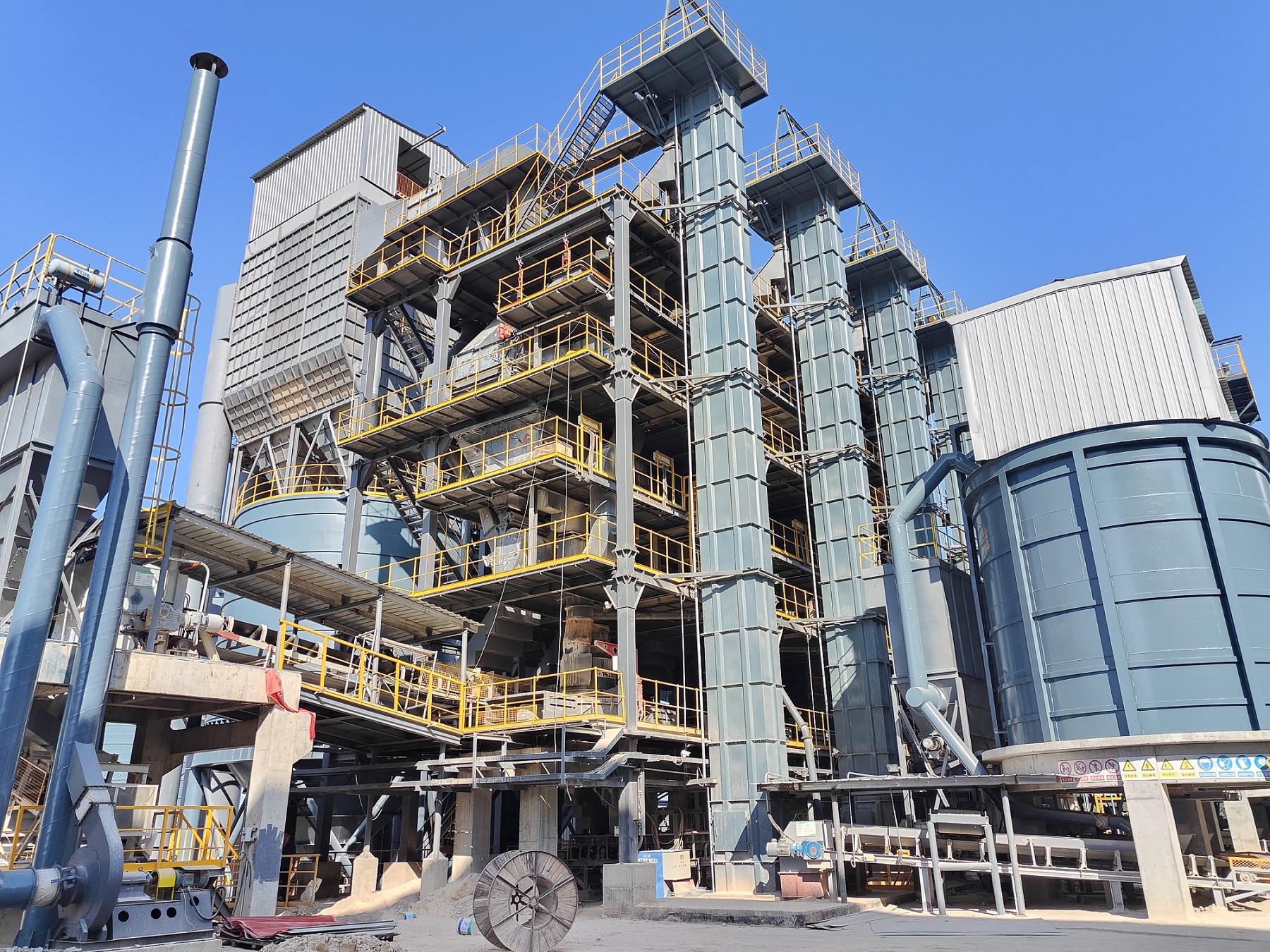 唐山金路v8干式整形砂石同出系統(tǒng)，新型立體化砂石生產(chǎn)模式